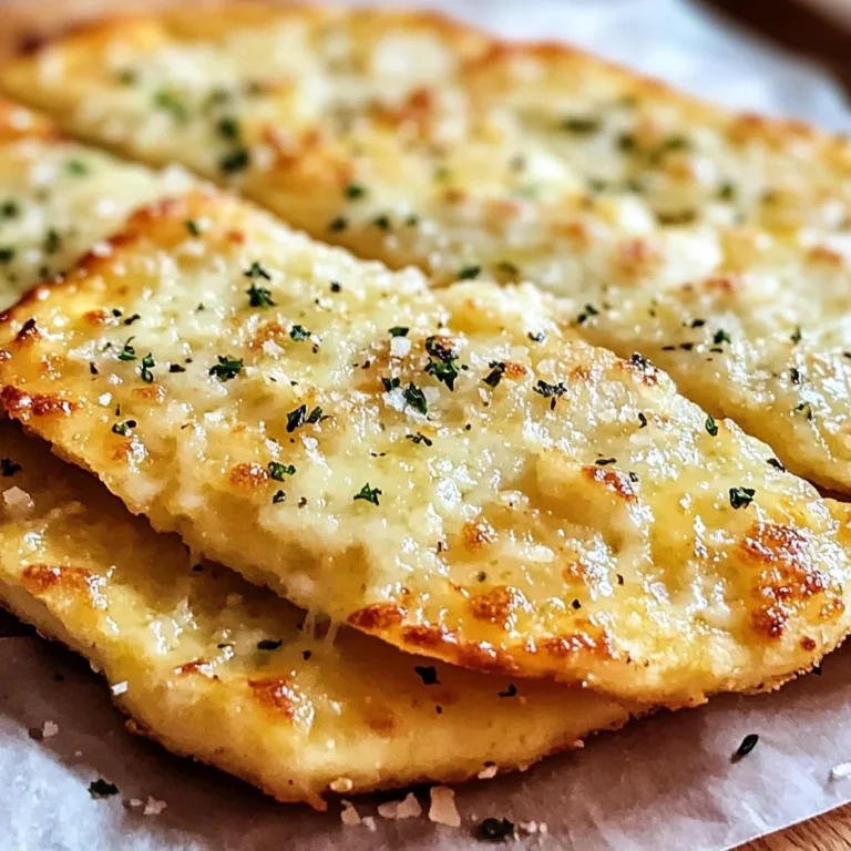 Keto Garlic Flatbread