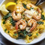 Spaghetti Squash Shrimp Scampi