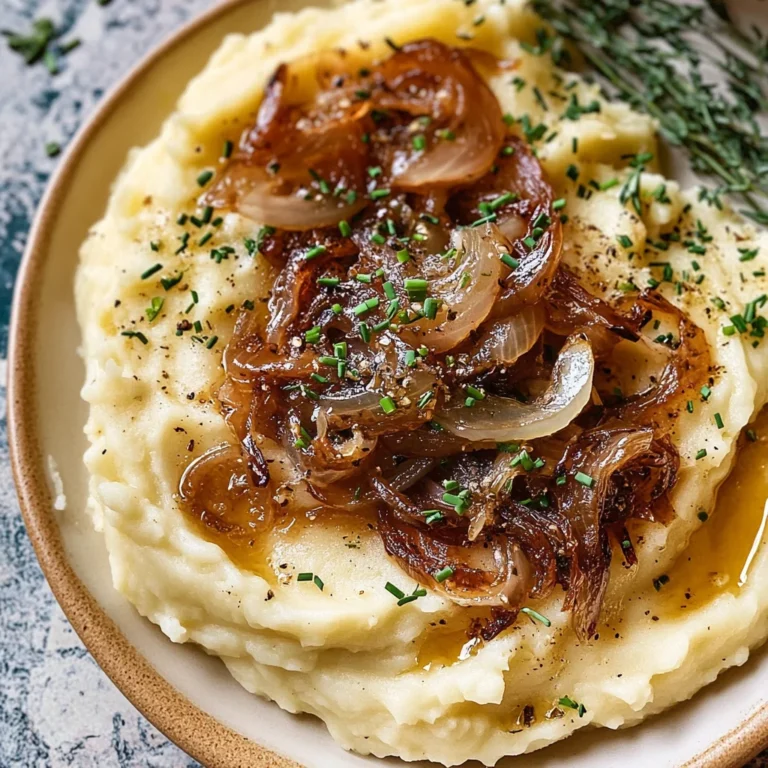 Best Ever Caramelized Onion Mashed Potatoes