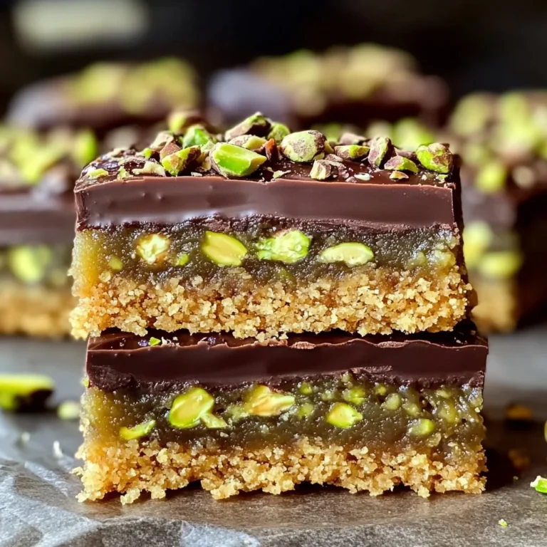 Brown Butter Dubai Pistachio Chocolate Chip Cookie Bars 🍪