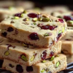 Cranberry Pistachio Shortbread Cookies: A Festive Delight for the Holidays
