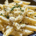Creamy Lemon Feta Pasta Recipe