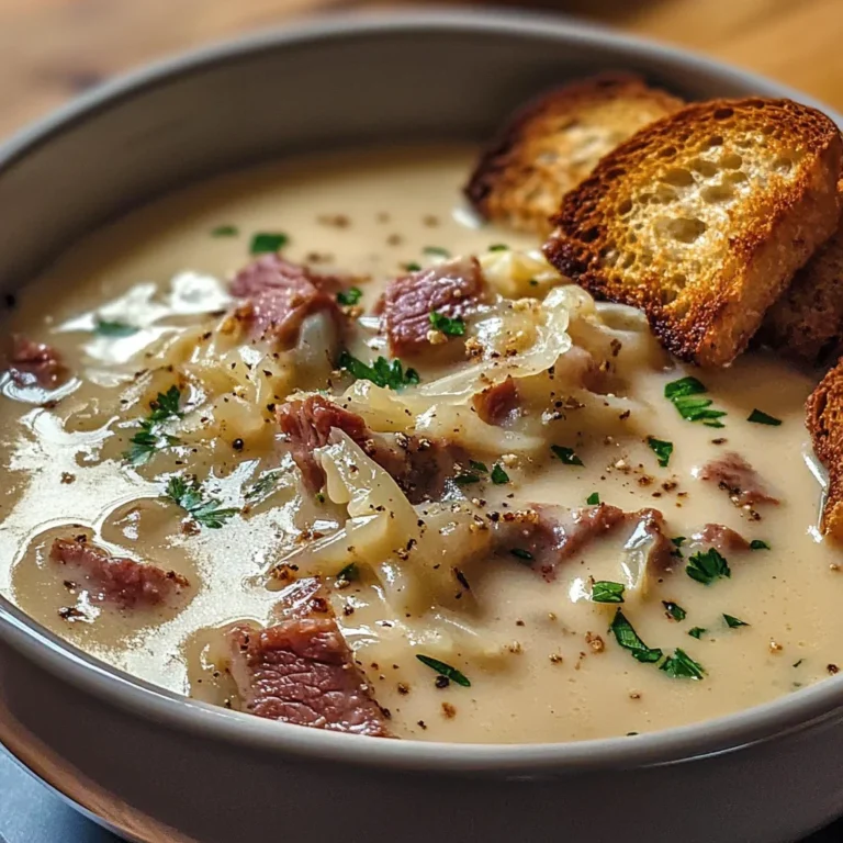 Creamy Reuben Soup: A Delicious Twist on a Classic