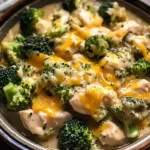 Irresistible Crockpot Creamy Broccoli Cheddar Chicken Delight
