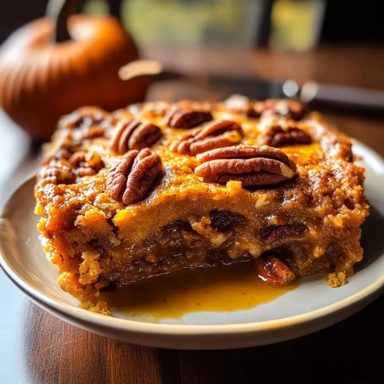 Pumpkin Pecan Cobbler