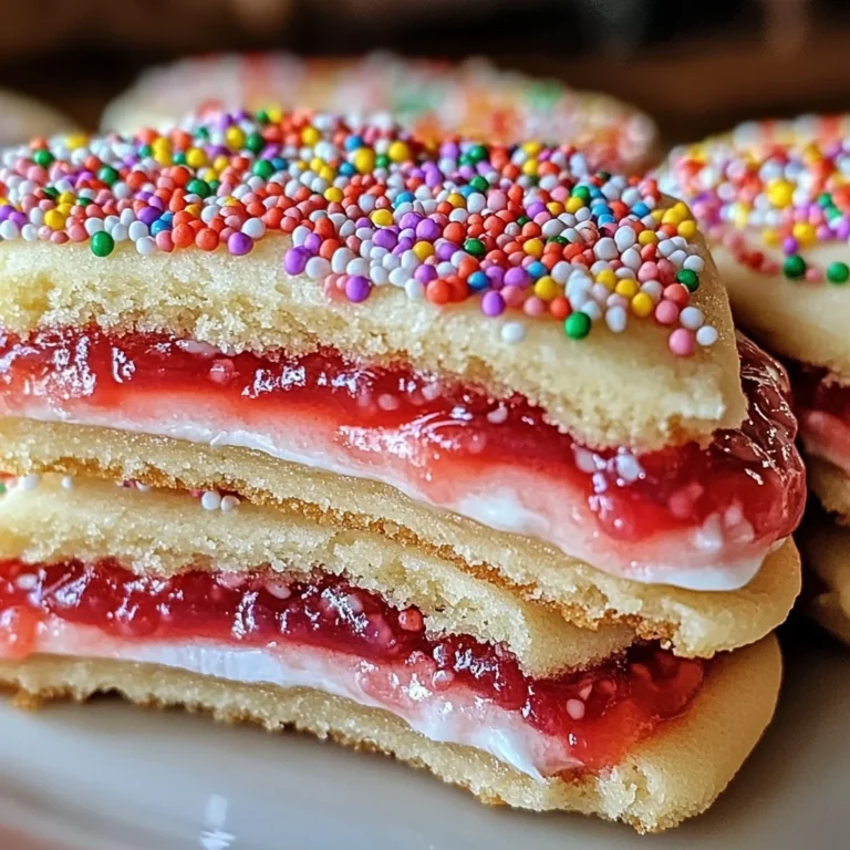 Strawberry Pop Tart Sugar Cookies