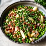 Thanksgiving Peas (with Pear and Pancetta)